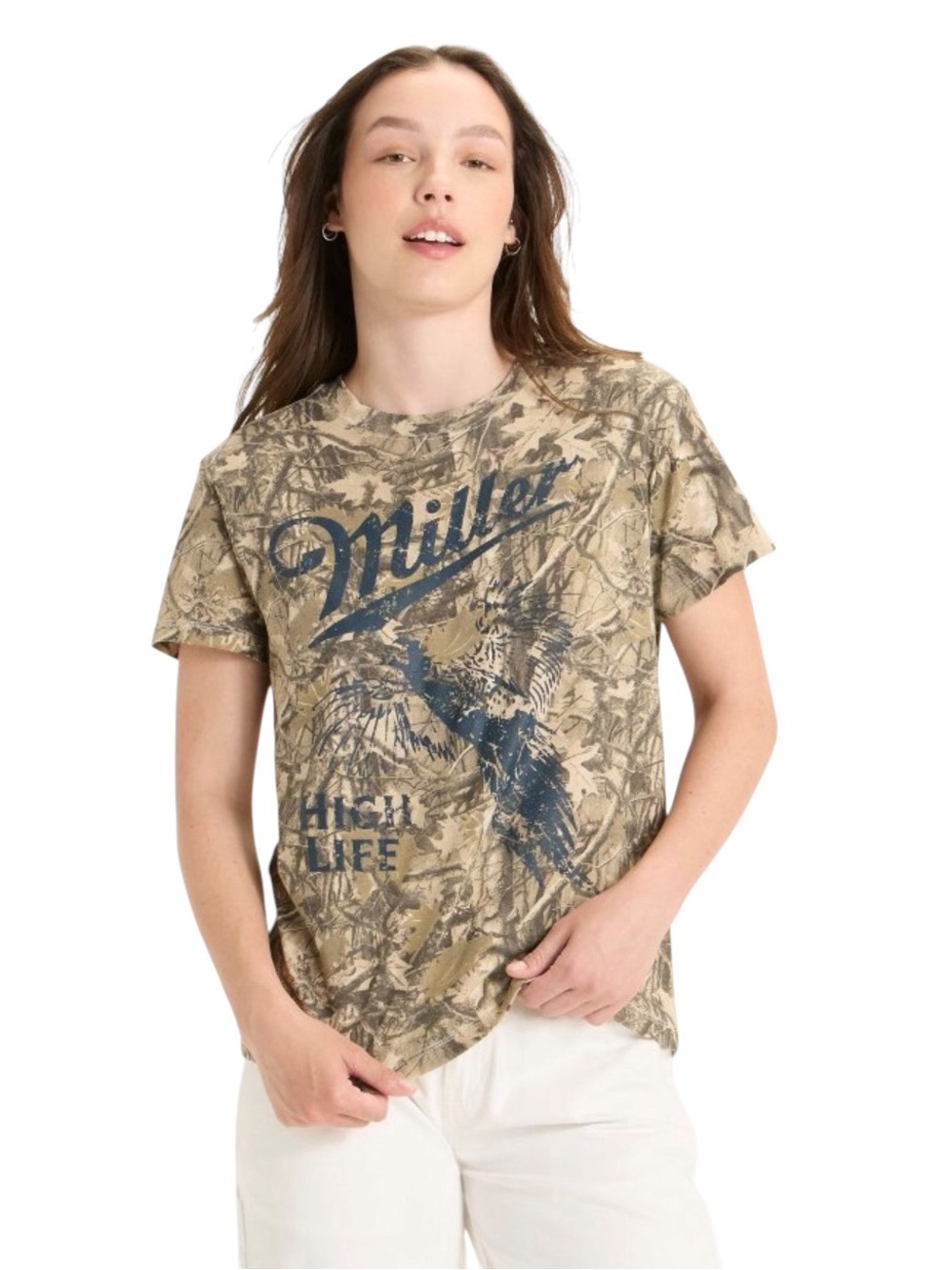Miller High Life Pheasant Camouflage Short Sleeve Tee